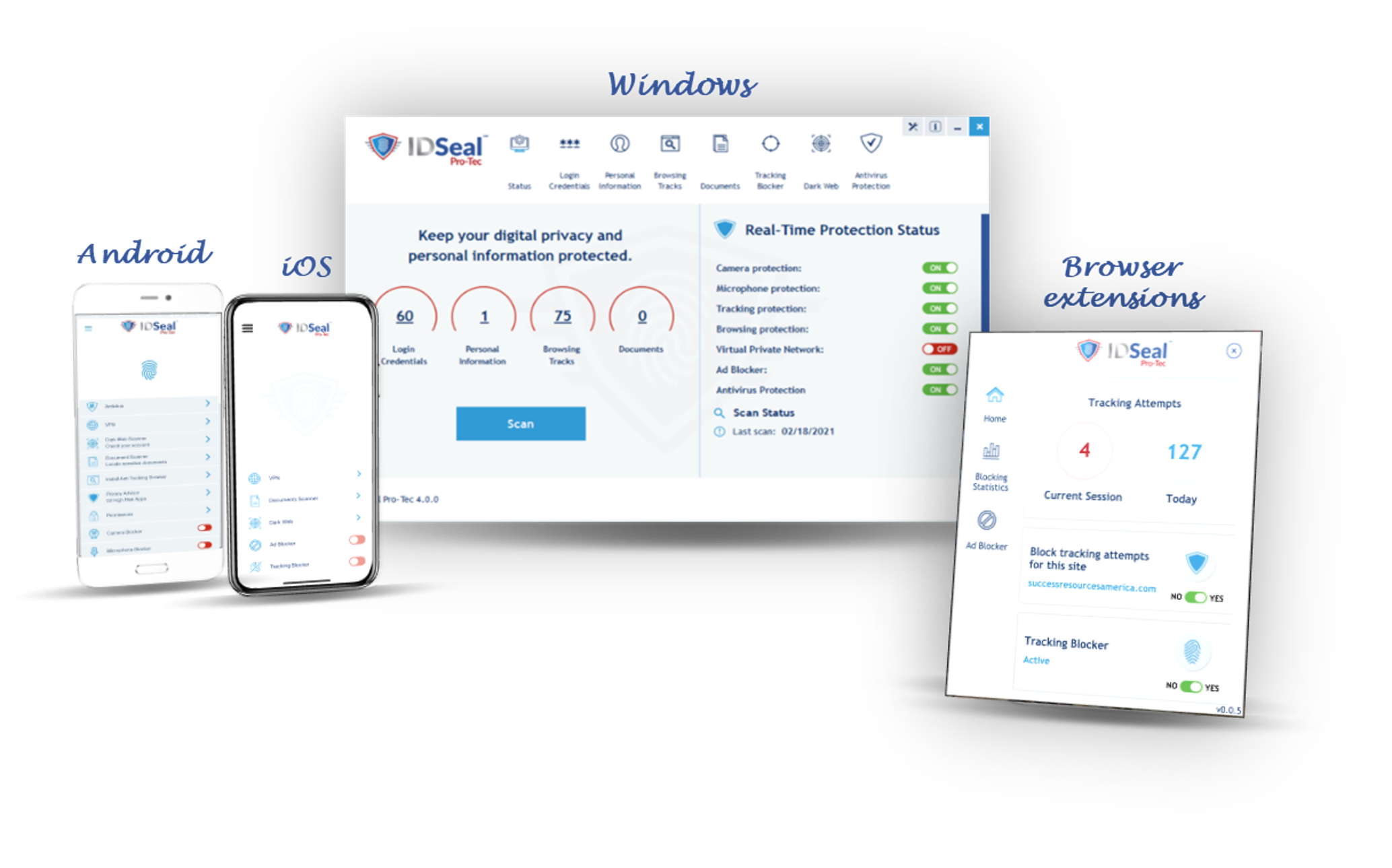 IDSeal  Screens